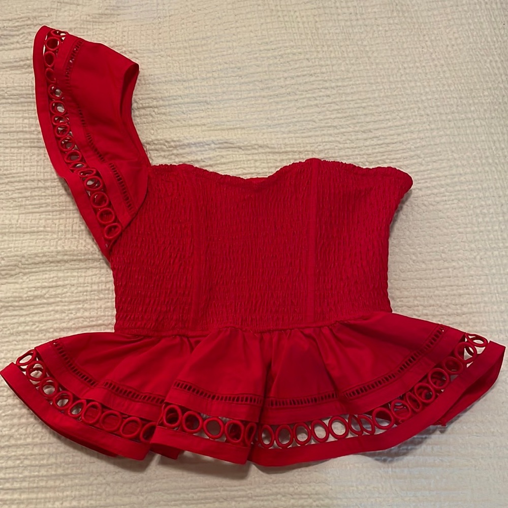 Lovers + Friends Red Top